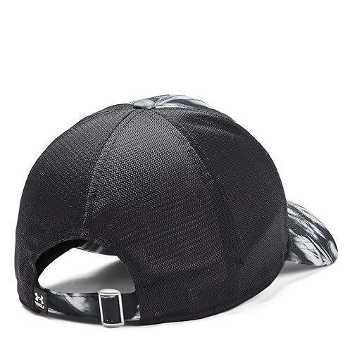 Under Armour Men's Iso-chill Driver Mesh Adjustible Hat, (002) Black / / Black, One Size Fits Most