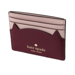 Kate Spade New York Meow Cat Small Slim Card Holder, Pink Multi