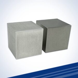 2" tungsten and magnesium cube set