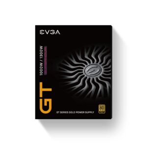 EVGA 1300 GT, 80 Plus Gold 1300W, Fully Modular, Eco Mode with FDB Fan, 100% Japanese Capacitors, 10 Year Warranty, Includes Power ON Self Tester, Compact 180mm Size, Power Supply 220-GT-1300-X1