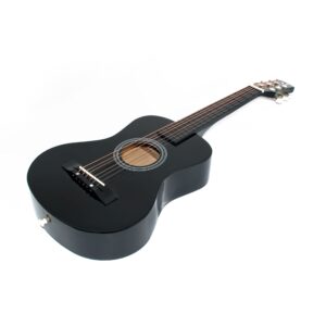 CB SKY 30" Wooden Black Acoustic Guitar for Kids/Boys/Girls/Beginners/Guitar for age 3-5 5-9 (Black)