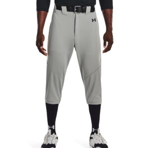 Under Armour Men's Utility Baseball Knicker 22, (075) Baseball Gray / / Black, Small