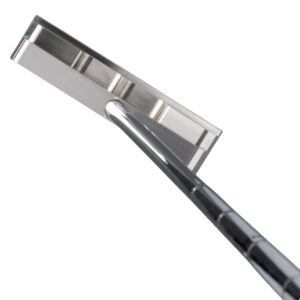 Bell N-360 No-Offset CNC Milled Center Shaft Standard Blade Golf Putter + Tacki-Mac Jumbo Flat Top Grip (Left, 32)