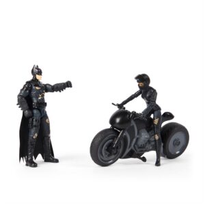 The Batman 2022 Movie Series Selina Kyle Chase Set with Batman and Motorcycle