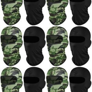 12 Pieces Sun Protection Balaclava Full Face Cover Sun UV Protection Face Protective Cover for Outdoor Sports (Popular Color,Popular Style)