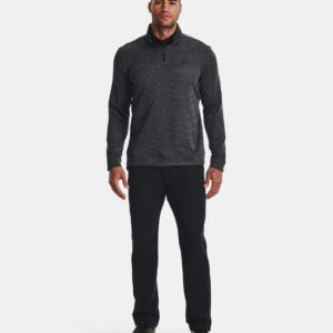 Under Armour Mens Storm SweaterFleece Quarter Zip, (001) Black / / Black, X-Large