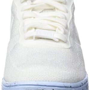 Nike Air Force 1 Crafter Flyknit Womens Trainers DC7273 Sneakers Shoes (UK 6.5 US 9 EU 40.5, White Pure Platinum 100)