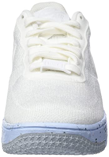 Nike Air Force 1 Crafter Flyknit Womens Trainers DC7273 Sneakers Shoes (UK 6.5 US 9 EU 40.5, White Pure Platinum 100)