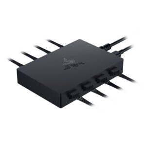 Razer PWM PC Fan Controller: Connects Up to 8 Fans - Custom Fan Curve Profiles - Convenient Fan Monitoring - Thin Profile