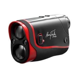 Harry Taylor Black Edition Laser Rangefinder - 1000 Yard Range, 7X Auto-Ambient Display, Vibration Flag-Lok, Slope ON/Off, Mag-Lok Magnetic Mount, Rechargeable