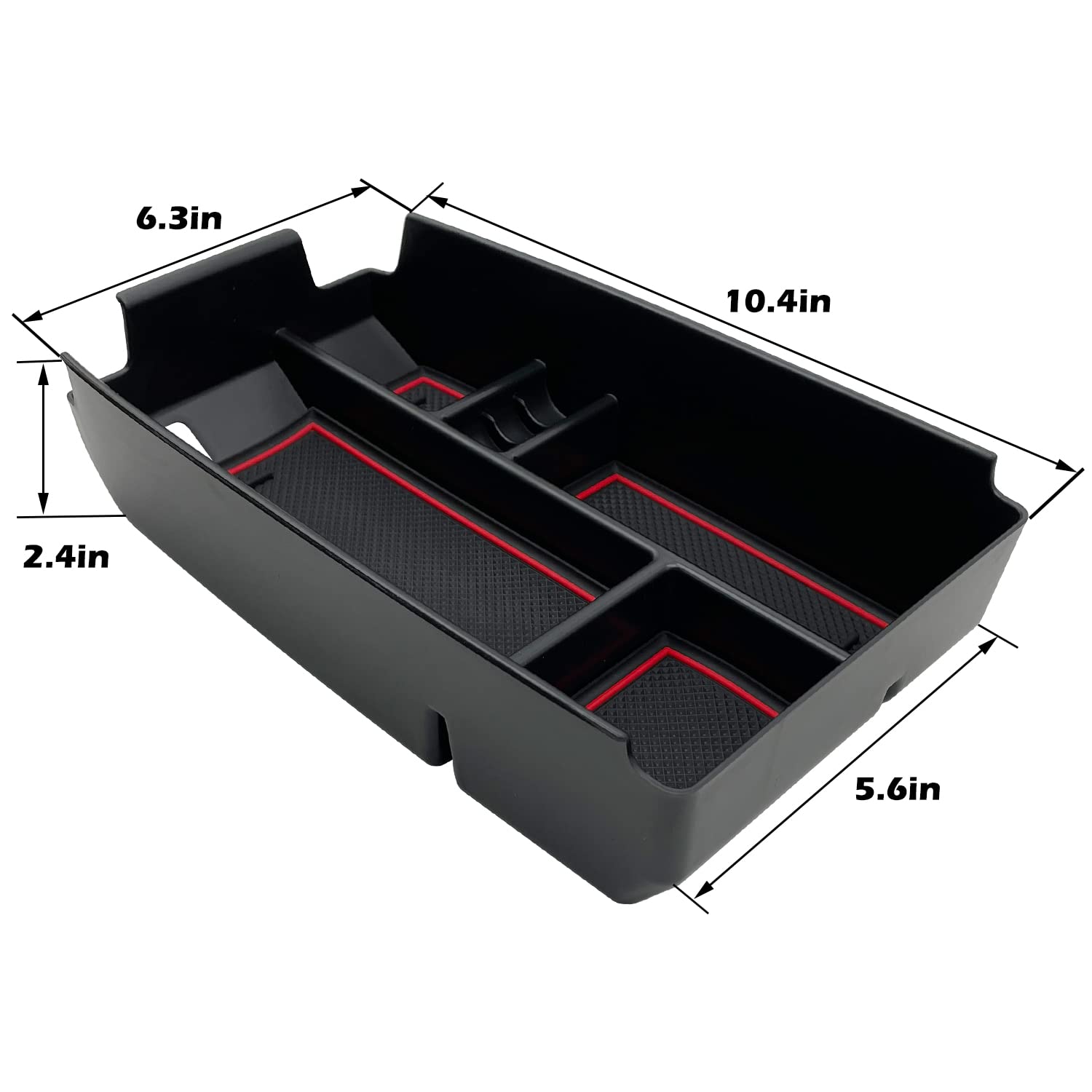 JOJOMARK Compatible with Ford Escape 2020 2021 2022 2023 2024 /Bronco Sport 2021-2023 2024 Accessories Center Console Tray Organizer, Armrest Secondary Storage Box