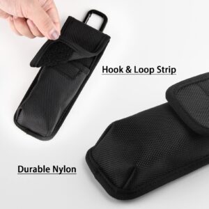 Xxerciz Stun Gun Case Stun Gun Holster Nylon Belt Storage Pouch Lightweight Protective Case Cover for Stun Gun (Stun Gun is not Included)