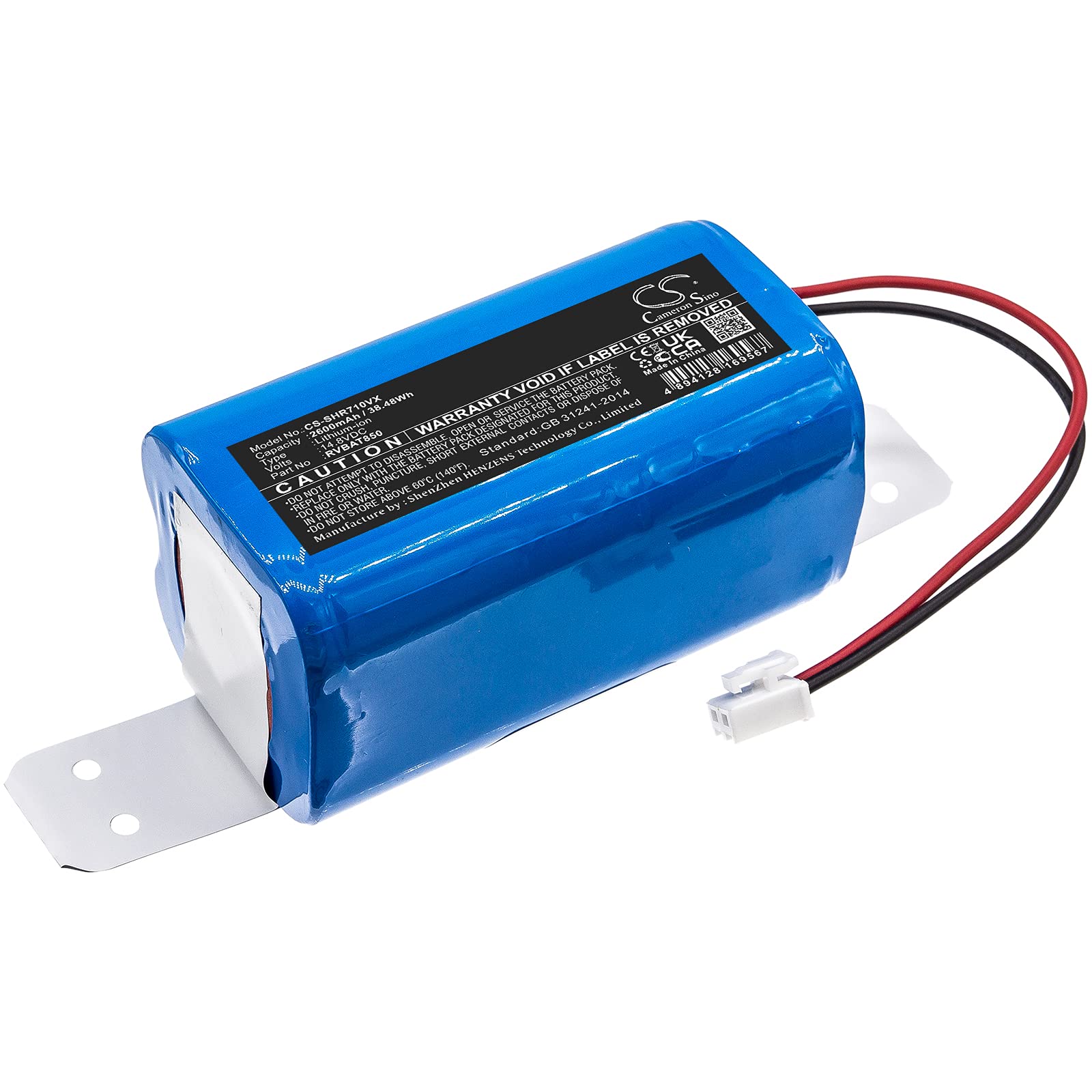 Zenander 14.8V RVBAT850A RVBAT850 Battery Replacement for Shark ION Robot Vacuum R76 RV1001AE ION Robot Vacuum R85