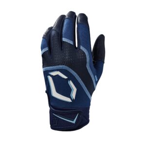 EvoShield Youth Khaos Batting Gloves - Navy, Large