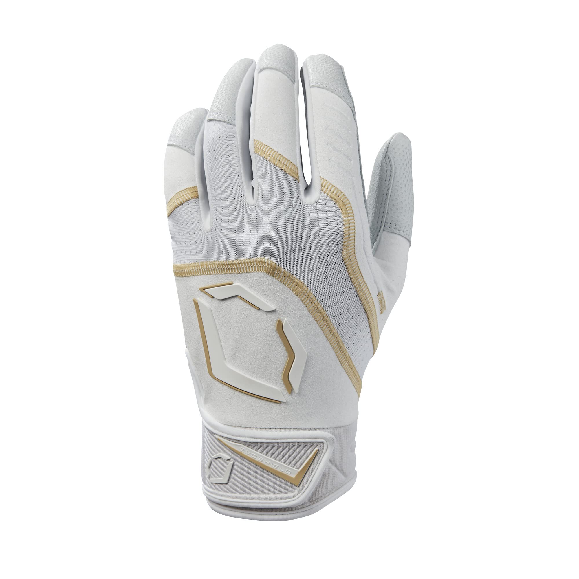 EvoShield Youth Khaos Batting Gloves - Team White, Medium