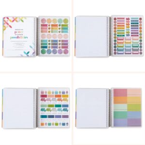 7" x 9" 12 Month Undated Spiral Bound Life Planner - Signature Layers Cover + Layers Interior Pages. Undated Vertical Weekly and Monthly Agenda by Erin Condren.