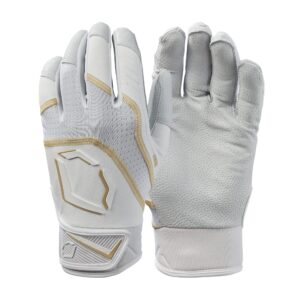 EvoShield Youth Khaos Batting Gloves - Team White, Small