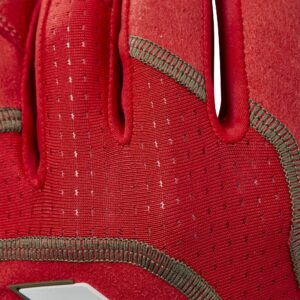 EvoShield Youth Khaos Batting Gloves - Scarlet, Small