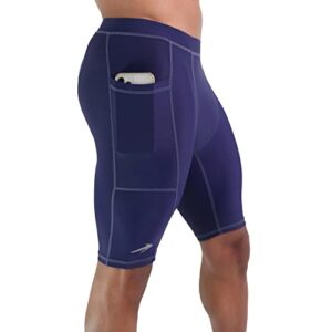 CompressionZ Compression Shorts Men - Compression Underwear for Sports - Long Workout, Athletic, Biking, Running Mens Spandex