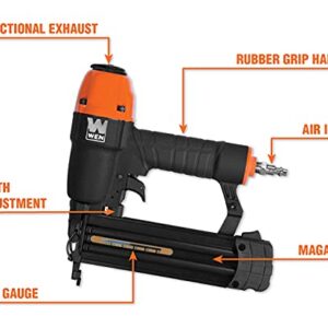 WEN 61723K 18-Gauge 3/8-Inch to 2-Inch Brad Nailer with Carrying Case and 2000 Nails