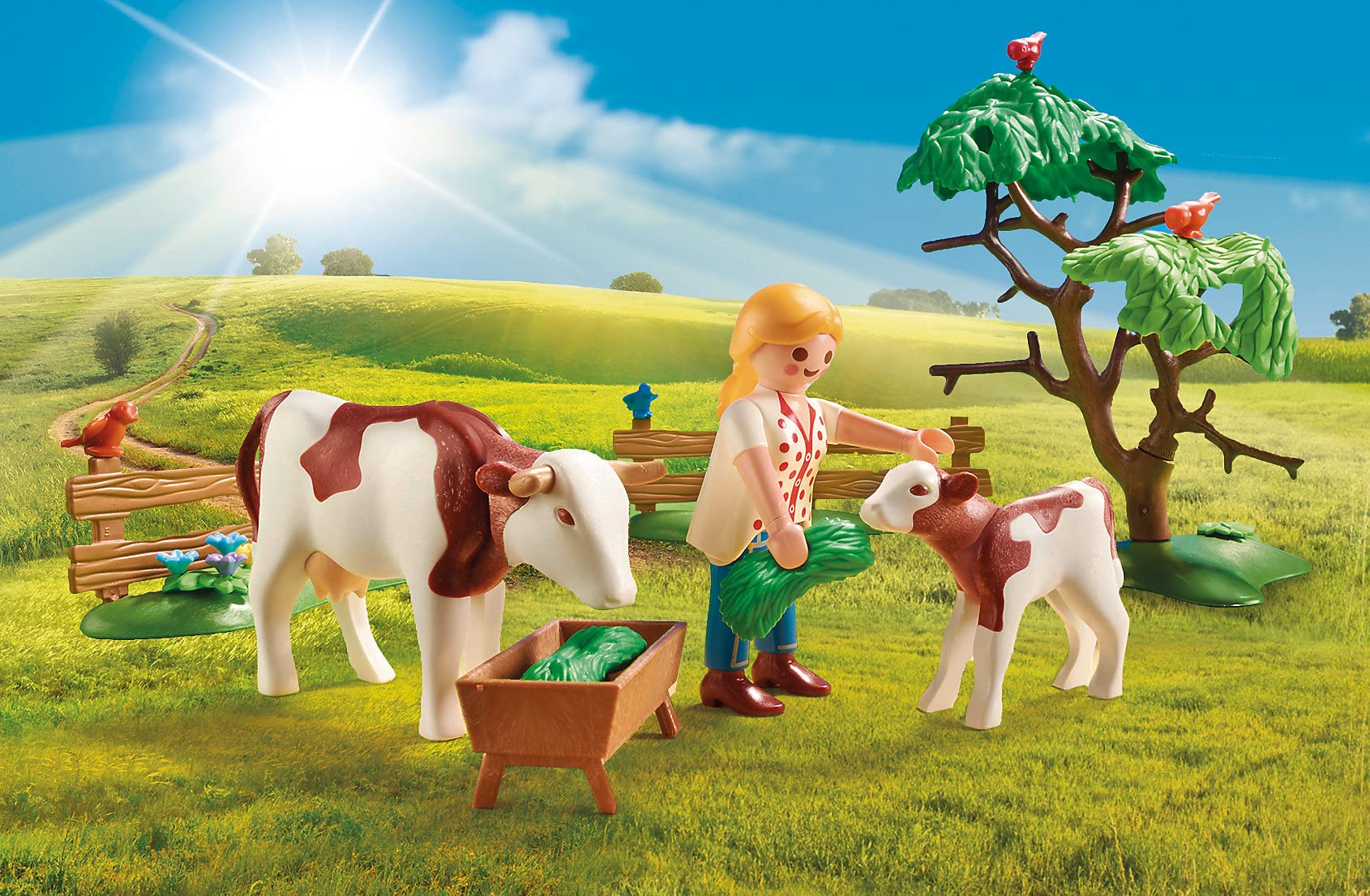 Playmobil Farm with Small Animals