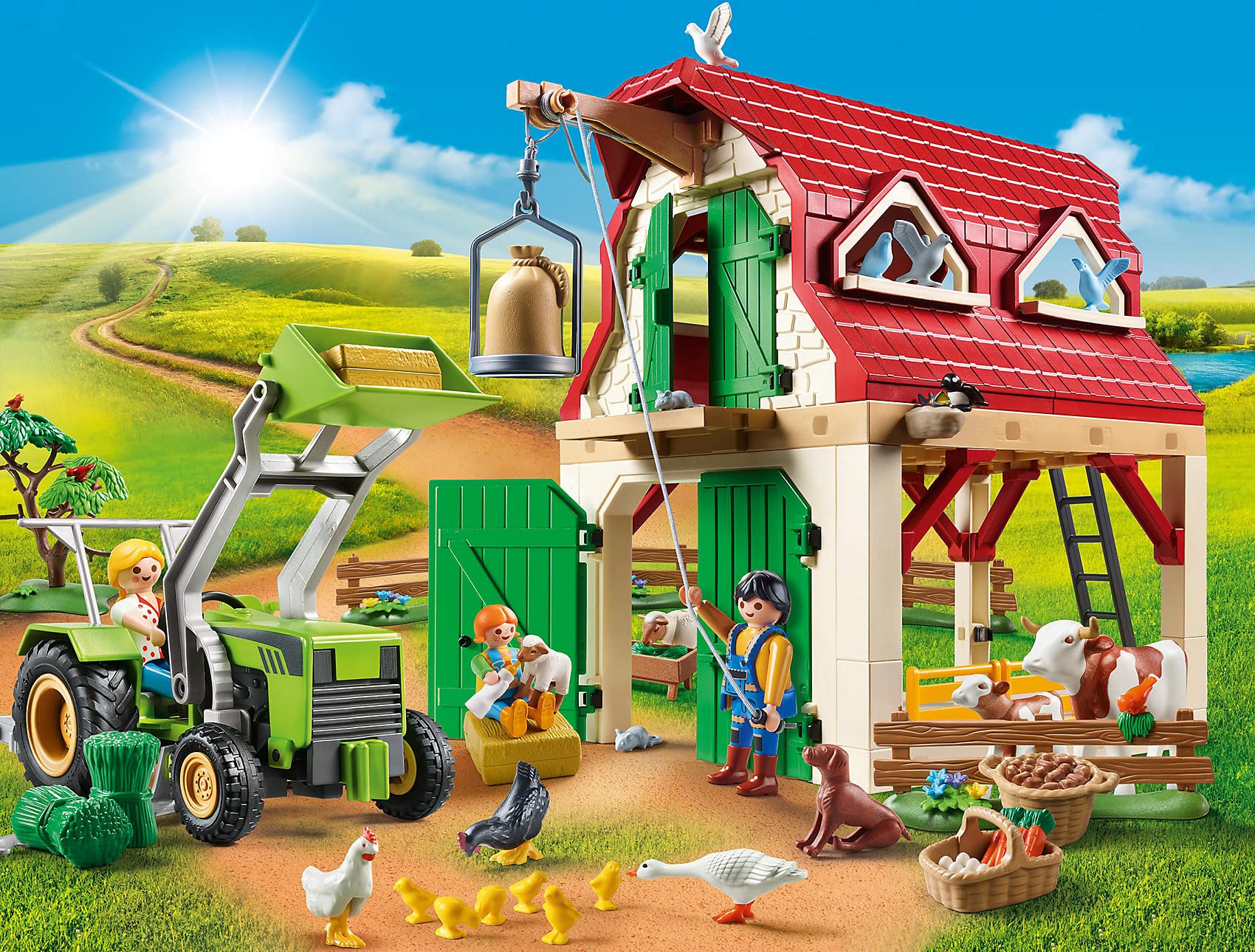 Playmobil Farm with Small Animals