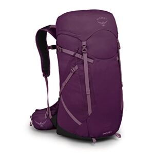 Osprey Sportlite 30L Unisex Hiking Backpack, Aubergine Purple, S/M