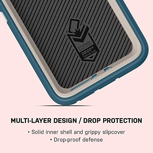 OtterBox Defender Series Rugged Case & Belt Clip Holster for Samsung Galaxy S9 (ONLY) Non-Retail Packaging - Black - with Microbial Defense