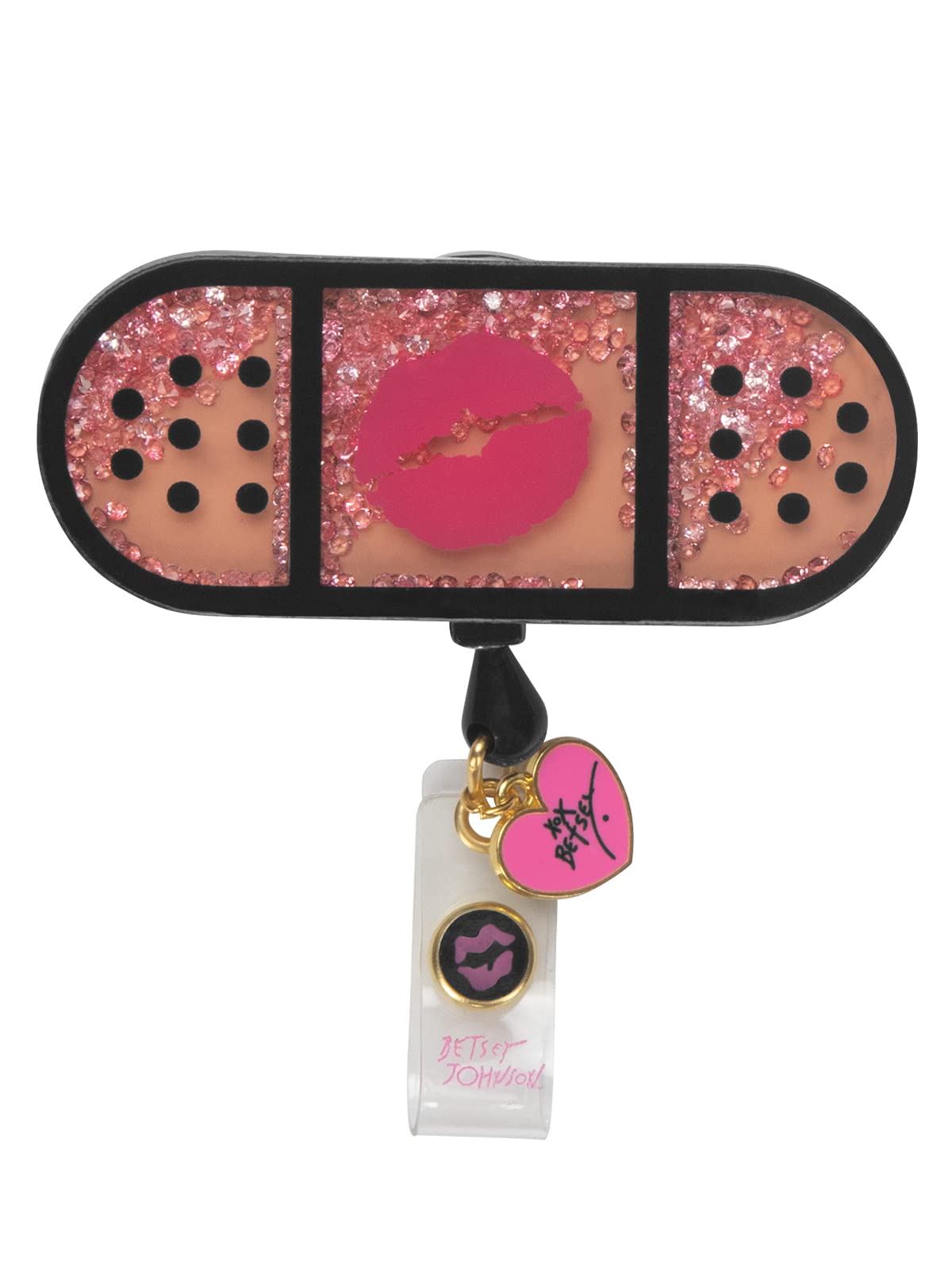 KOI Betsey Johnson BA156 Betsey Retractable Badges Betsey Band Aid OS