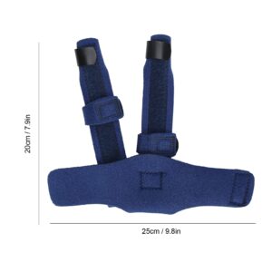 YUYTE Two Fingers Splint, Adjustable Support Protective Correction Brace for Broken Fingers, Injuries, Arthritis, Finger, Tendonitis and Pain Relief