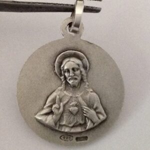 925 STERLING SILVER CARMEL SCAPULAR MEDAL (OUR LADY OF MOUNT CARMEL - VIRGIN OF CARMEL) - 100% MADE IN ITALY