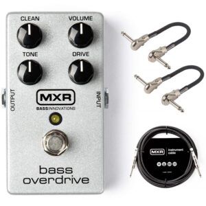 briskdrop mxr m89 bass overdrive bundle with mxr instrument cable and mxr patch cables,m89bundle