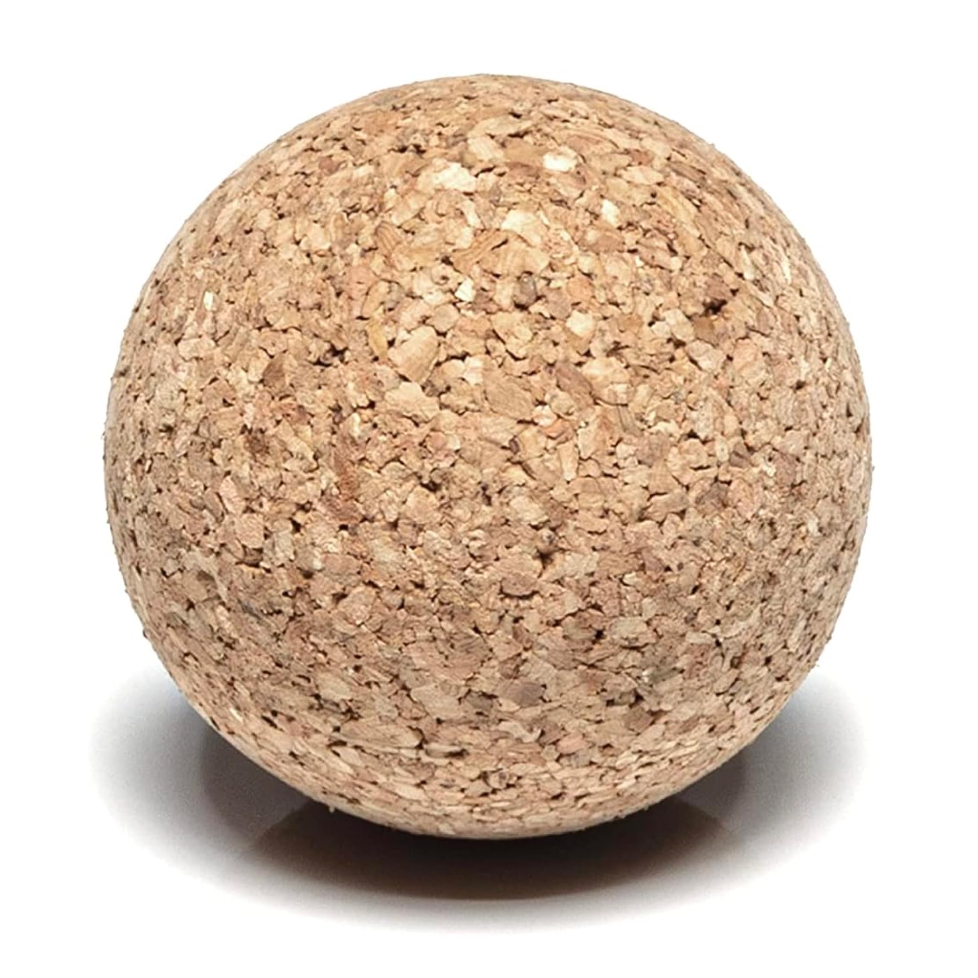 Go4Cork Cork Yoga Massage Ball - 2.4" Therapy Roller | Release Stress, Tension & Circulation | Non-Toxic, Alternative to Foam Yoga Massager | Sustainable & Eco Yogi Gift