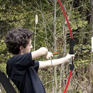 AUVIM 45" Bow and Arrow Set for Youth Kids Junior Beginner Bow Gift Outdoor Archery Set 18 Lb for Teen Outdoor Sports