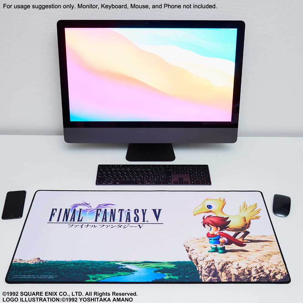 Final Fantasy V Polyester Gaming Mouse Pad