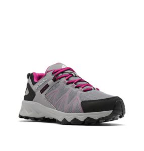 columbia women's peakfreak ii outdry, monument/wild fuchsia, 9