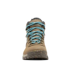 Columbia Women's Newton Ridge Plus Omni Heat Hiking Boot, Wet Sand/Sea Wave, 8.5 M US