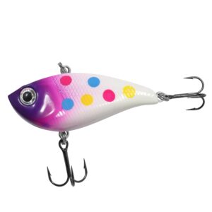 Northland Tackle Rippin' Shad Fishing Hook - Freshwater Fishing Lure for Bass, Walleye, Trout, Crappie, & Others - The Perfect Bait in Any Kit (Purple Wonder, 2", 3/8 Oz)