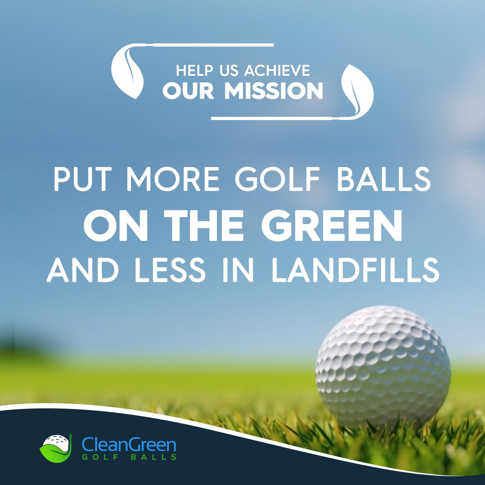 Clean Green Used Golf Balls 48 Pack Recycled Used Wilson Golf Balls - includes a Mix of Cheap Golf Balls for Wilson Triad Golf Ball, Wilson Staff Golf Balls, Wilson Duo Soft Golf Balls