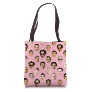 Backstreet Boys – Repeated Faces Pink Tote Bag