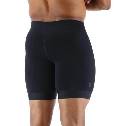 TYR Men's Standard Durafast Elite Athletic Jammer Swimsuit, Black, 34