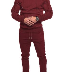 COOFANDY Men's Tracksuit Set 2 Piece Hoodie Sweatsuit Casual Jogging Athletic Suits Set