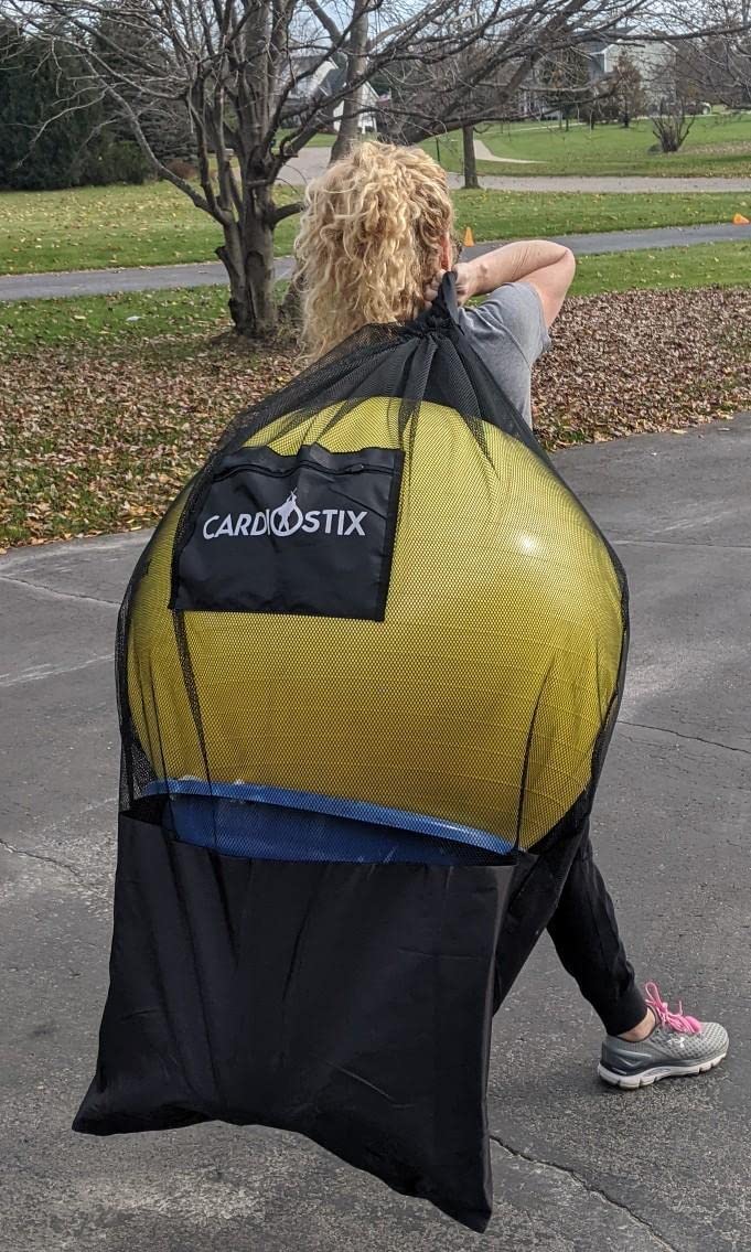 Cardiostix Bucket Ball Hauler for Cardio-Drumming | Drumsticks, Premium Mesh, Fitness, Aerobic Class, Caddy, Pound, Exercises & Workouts (Listing is for The 1 mesh Bag only)