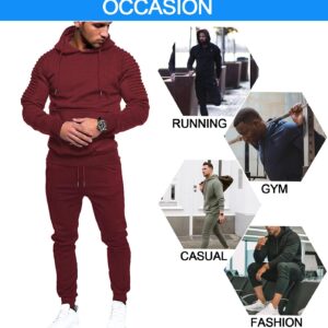 COOFANDY Men's Tracksuit Set 2 Piece Hoodie Sweatsuit Casual Jogging Athletic Suits Set