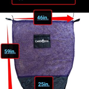 Cardiostix Bucket Ball Hauler for Cardio-Drumming | Drumsticks, Premium Mesh, Fitness, Aerobic Class, Caddy, Pound, Exercises & Workouts (Listing is for The 1 mesh Bag only)