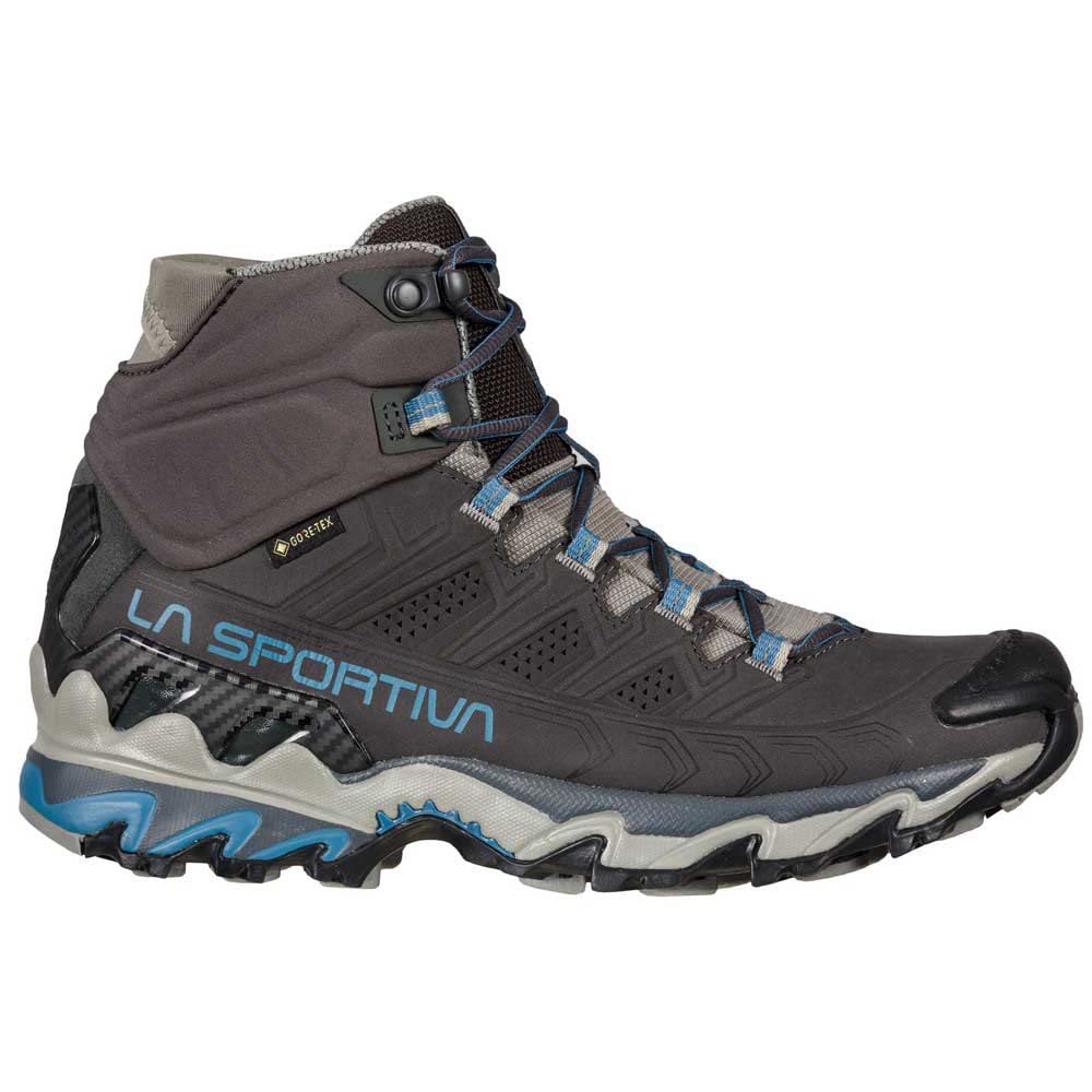 LA SPORTIVA Ultra Raptor II Mid Leather GTX Women, Carbon-Atlantic, EU 37