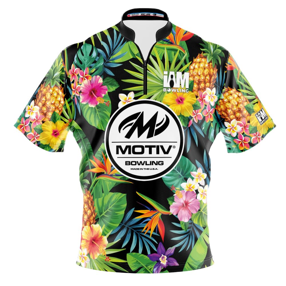 Logo Infusion Dye-Sublimated Bowling Jersey (Sash Collar) - I AM Bowling Fun Design 2033-MT - Motiv (3X-Large) Multicolored