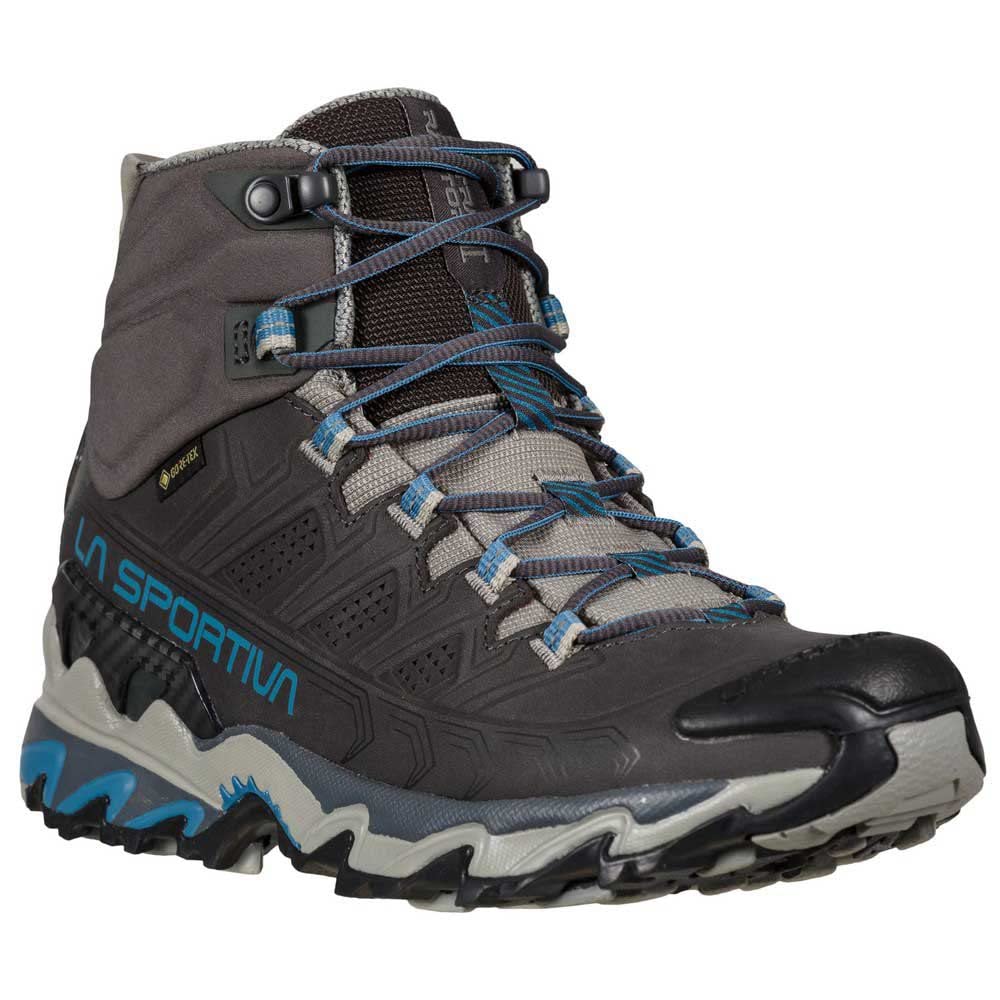 LA SPORTIVA Ultra Raptor II Mid Leather GTX Women, Carbon-Atlantic, EU 37