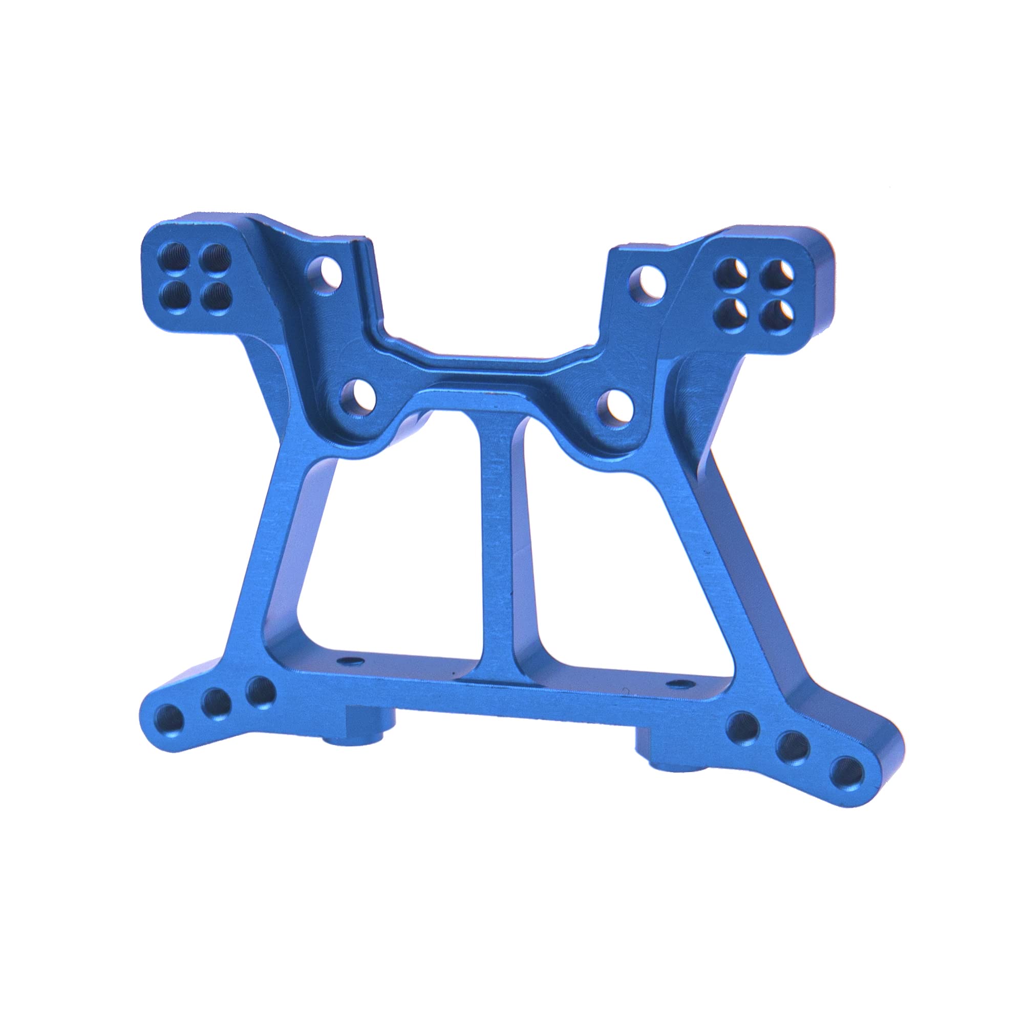 ShareGoo Aluminum Front & Rear Shock Tower Shock Mounts Replacement of Part 6838 6839 Compatible with 1/10 Traxxas Slash 4x4 4WD RC Car (Blue)