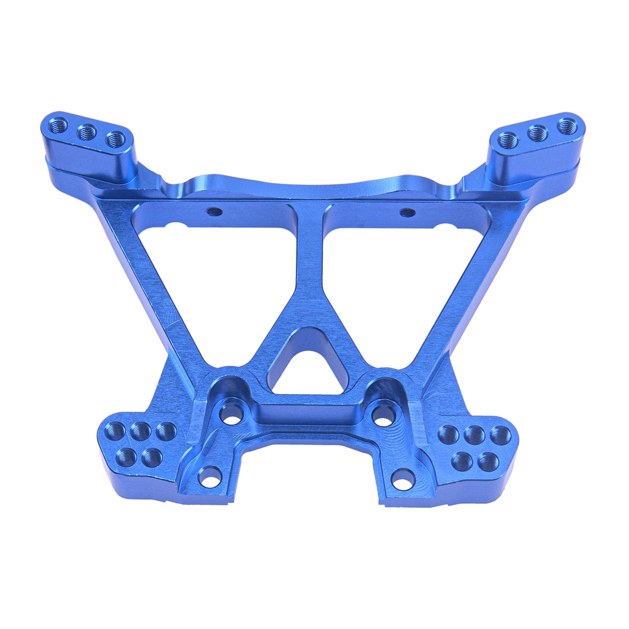 ShareGoo Aluminum Front & Rear Shock Tower Shock Mounts Replacement of Part 6838 6839 Compatible with 1/10 Traxxas Slash 4x4 4WD RC Car (Blue)